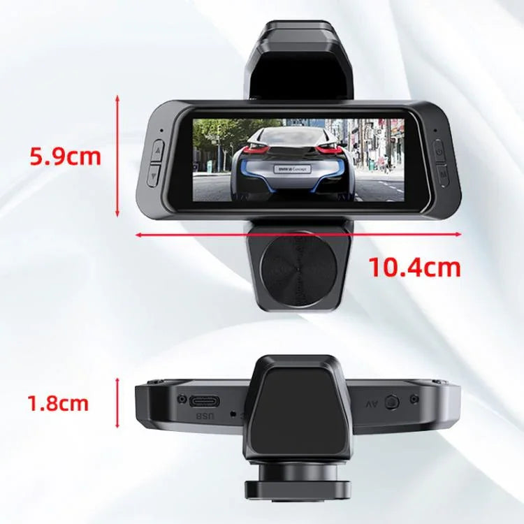 Máy ghi hình lái xe 3 kênh 1080P HD phát lại trên điện thoại di động, G70