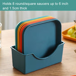 Đế nhựa cho đĩa trong khay đựng đĩa 6 inch, đế