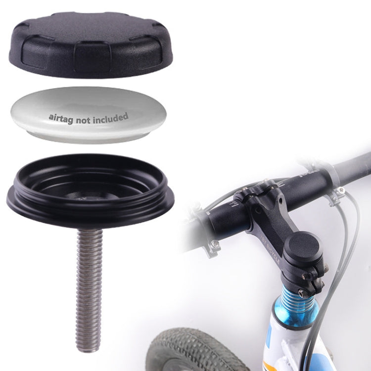 Ốp bảo vệ AirTag thế hệ 2 / AirTag thế hệ 1 gắn tai nghe ẩn trên xe đạp chống trộm, giá đỡ định vị xe đạp, hình tròn, nắp bia