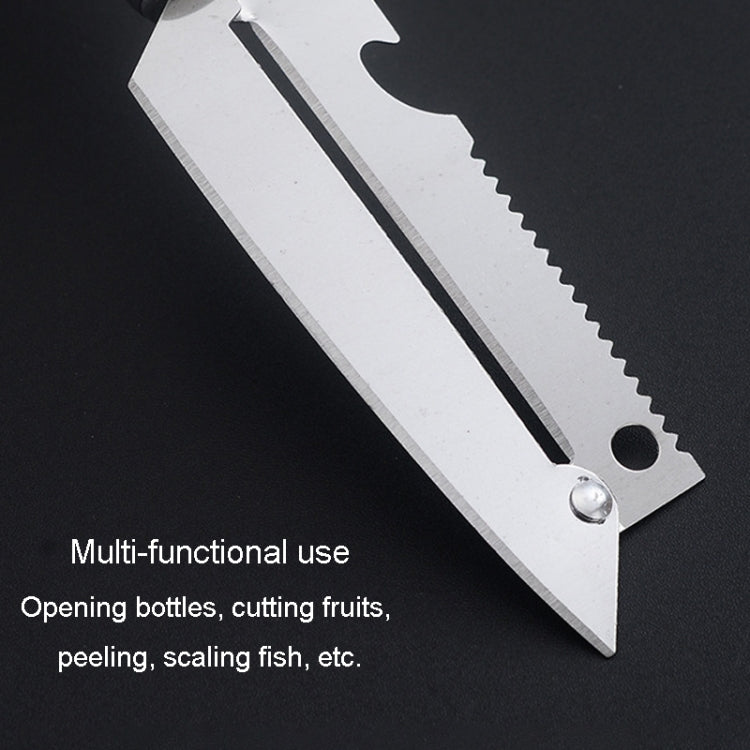 Dao gọt inox đa năng, dụng cụ cạo rau củ quả gia đình, mở nắp chai