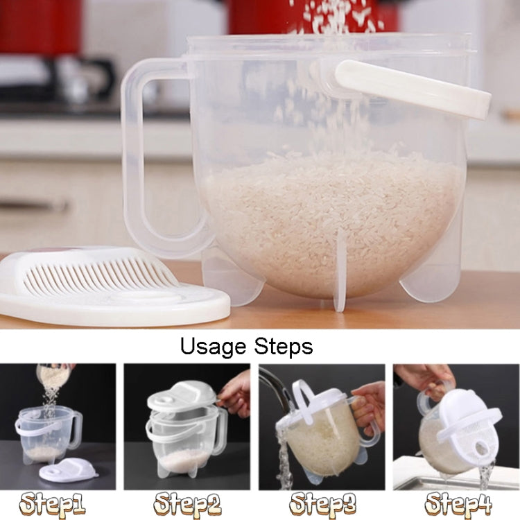 Rổ vo gạo nhựa cho nhà bếp, máy rửa gạo đối lưu