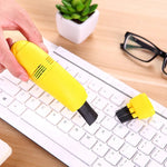 Bàn chải vệ sinh bàn phím mini giao diện USB, dụng cụ loại bỏ bụi máy tính di động