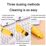 Bàn chải vệ sinh bàn phím mini giao diện USB, dụng cụ loại bỏ bụi máy tính di động