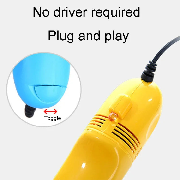 Bàn chải vệ sinh bàn phím mini giao diện USB, dụng cụ loại bỏ bụi máy tính di động