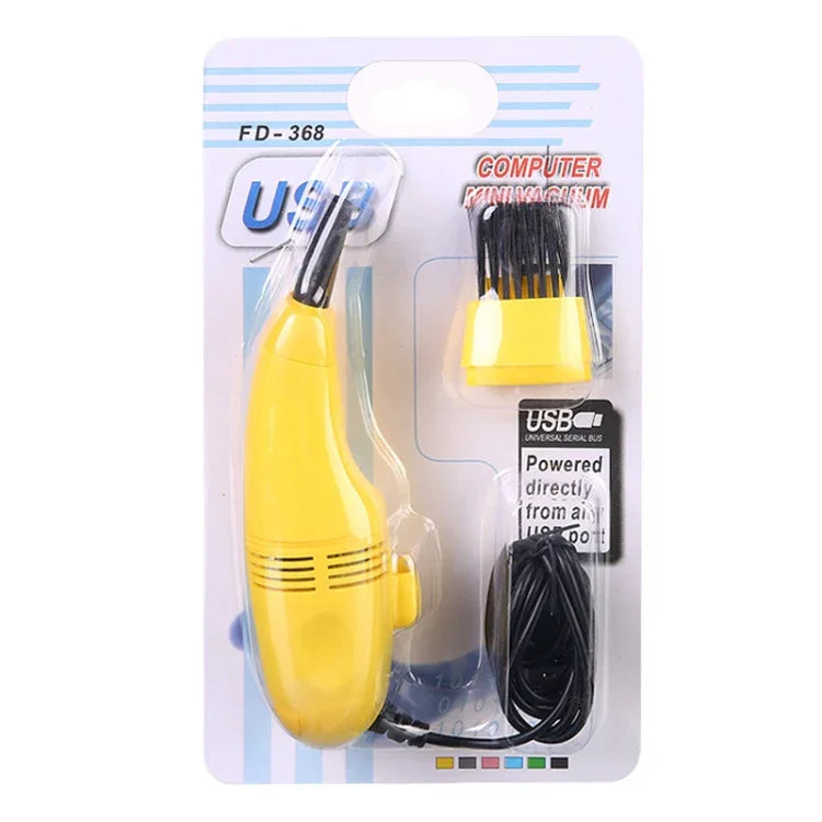 Bàn chải vệ sinh bàn phím mini giao diện USB, dụng cụ loại bỏ bụi máy tính di động