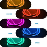 Bộ đèn LED dây silicone neon mềm dẻo USB 5V 2m, USB (hồng), USB (màu ấm), USB (xanh dương)