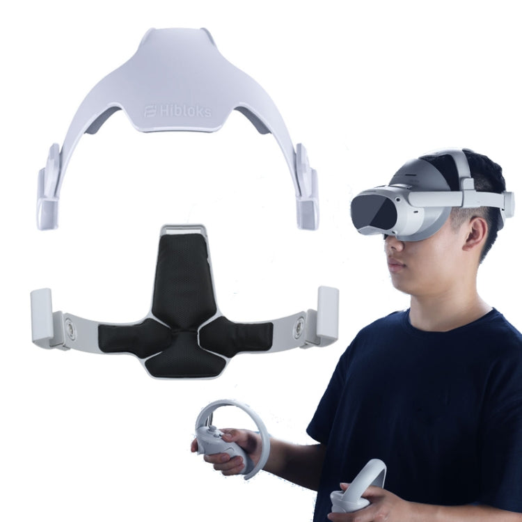 Dây đeo đầu PU đàn hồi cao không gây áp lực Hibloks cho PICO 4, Phụ kiện VR