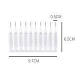 10 cái / gói bàn chải làm sạch lỗ vòi sen đa năng chống tắc nghẽn dụng cụ rửa vòi tắm