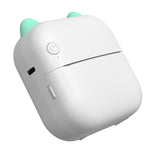 Máy in ảnh nhiệt Bluetooth mini M5 hình hoạt hình, màu xanh dương, màu hồng