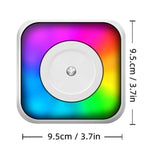 Máy in nhãn mini Bluetooth di động có đèn RGB, in không dùng mực, kèm 1 cuộn giấy, kèm 5 cuộn giấy, kèm 5 cuộn nhãn dán, kèm 5 giấy + 5 nhãn + 3 giấy màu