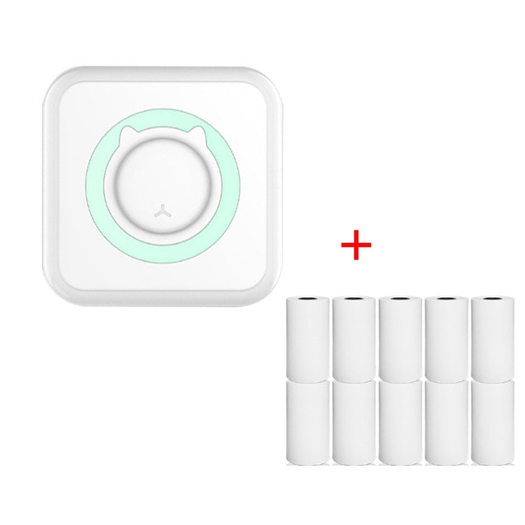 Máy in nhãn ảnh nhiệt Bluetooth mini C15 cho học sinh, màu xanh lá + 5 giấy, màu hồng + 5 giấy, xanh lá + 5 nhãn, hồng + 5 nhãn, xanh lá + 10 giấy, hồng + 10 giấy, xanh lá + 5 nhãn + 5 giấy, hồng + 5 nhãn + 5 giấy, xanh lá + 5 nhãn + 5 giấy + 3 giấy màu