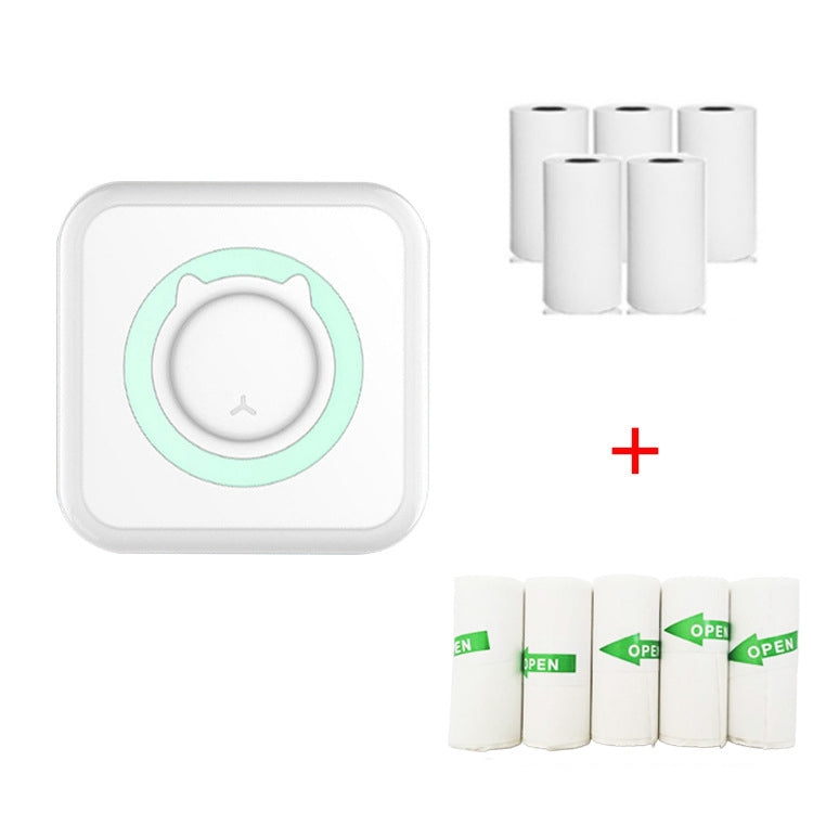 Máy in nhãn ảnh nhiệt Bluetooth mini C15 cho học sinh, màu xanh lá + 5 giấy, màu hồng + 5 giấy, xanh lá + 5 nhãn, hồng + 5 nhãn, xanh lá + 10 giấy, hồng + 10 giấy, xanh lá + 5 nhãn + 5 giấy, hồng + 5 nhãn + 5 giấy, xanh lá + 5 nhãn + 5 giấy + 3 giấy màu