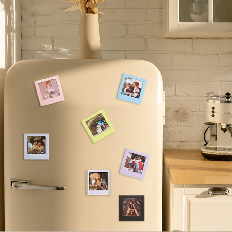Khung ảnh vuông Polaroid nam châm lắp ráp nam châm tủ lạnh