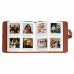 Sổ lưu trữ thẻ ngân hàng vé ảnh Polaroid Square 288, hồng, xanh, đen, nâu