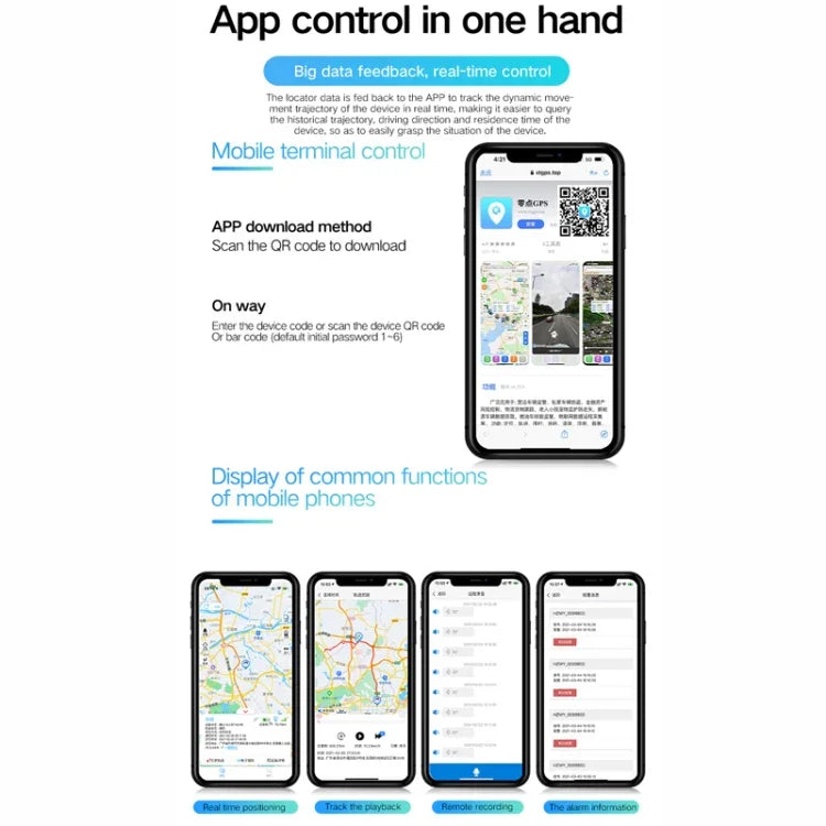 Thiết bị định vị GPS chống nước 2G cho xe máy và ô tô, PG10WiFi