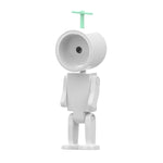 Đèn ngủ LED nam châm phi hành gia mini, đồ trang trí xếp hình để bàn, tròn trắng, tròn hồng, tròn xanh dương, tròn xanh lá, vuông trắng, vuông hồng, vuông xanh dương, vuông xanh lá