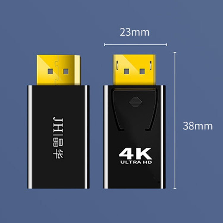Adapter JINGHUA DP đực sang HDMI cái kết nối video âm thanh, phiên bản phổ thông 1080P, phiên bản phổ thông 4K