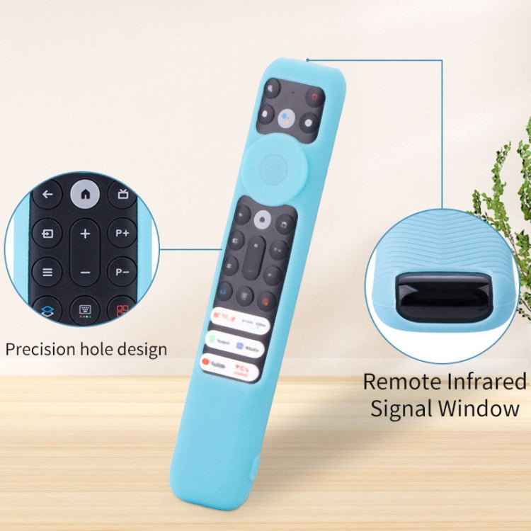 Ốp bảo vệ điều khiển từ xa TCL RC902V FMR1/FAR2/FMR4 bằng silicone chống sốc, kích thước 20.9 x 4.3 x 1.7cm