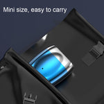 Máy cạo râu điện mini hai đầu nam, có nam châm, dễ mang theo