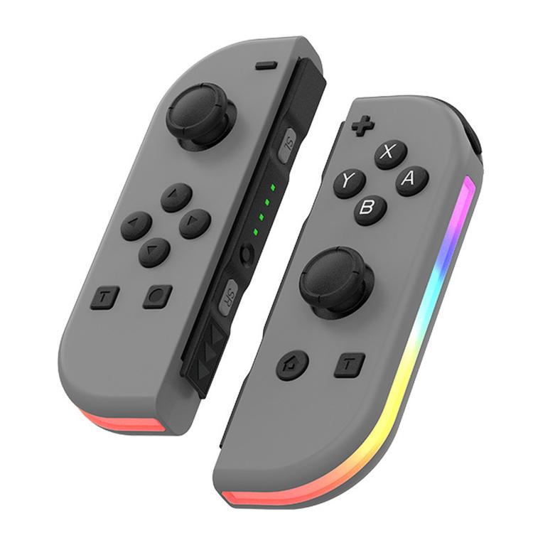 Tay cầm trái và phải JOY-02 có đèn RGB, cảm giác thân máy, gamepad Bluetooth cho Switch / Switch OLED / Switch Pro / Switch Lite / Switch Joycon, màu xanh dương đỏ, xanh lá xanh dương, trắng