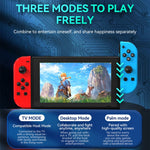 Tay cầm trái và phải JOY-02 có đèn RGB, cảm giác thân máy, gamepad Bluetooth cho Switch / Switch OLED / Switch Pro / Switch Lite / Switch Joycon, màu xanh dương đỏ, xanh lá xanh dương, trắng
