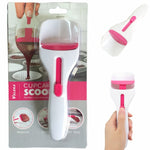 Muỗng xúc bánh cupcake có thể đẩy, tiết kiệm sức lao động, muỗng đo sốt socola