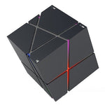 Loa Bluetooth điều khiển giọng nói AI Qone Cube RGB mini không dây, Điều khiển giọng nói AI (Xanh dương), (Hồng), (Đen), (Trắng)