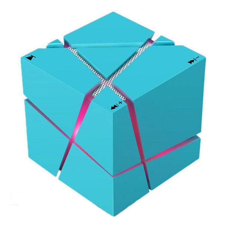 Loa Bluetooth điều khiển giọng nói AI Qone Cube RGB mini không dây, Điều khiển giọng nói AI (Xanh dương), (Hồng), (Đen), (Trắng)