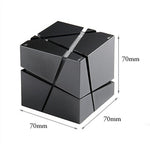 Loa Bluetooth điều khiển giọng nói AI Qone Cube RGB mini không dây, Điều khiển giọng nói AI (Xanh dương), (Hồng), (Đen), (Trắng)