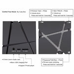Loa Bluetooth điều khiển giọng nói AI Qone Cube RGB mini không dây, Điều khiển giọng nói AI (Xanh dương), (Hồng), (Đen), (Trắng)