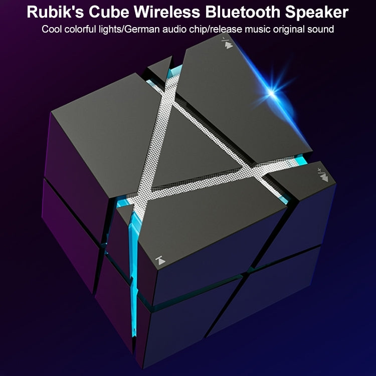 Loa Bluetooth điều khiển giọng nói AI Qone Cube RGB mini không dây, Điều khiển giọng nói AI (Xanh dương), (Hồng), (Đen), (Trắng)