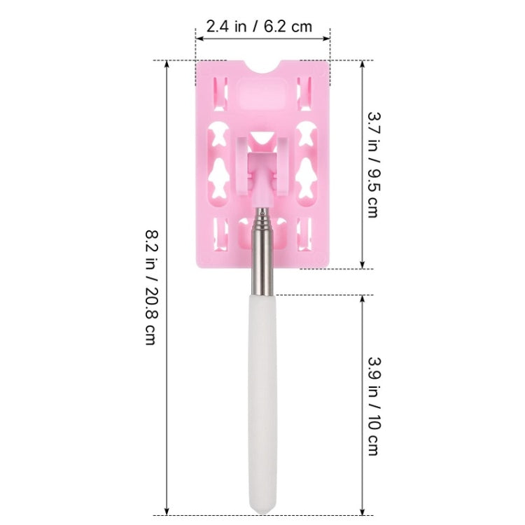 Portable Extension Pole for Car Driving Parking, White+Black, Pink+White, Blue+Gray, Purple+Gray