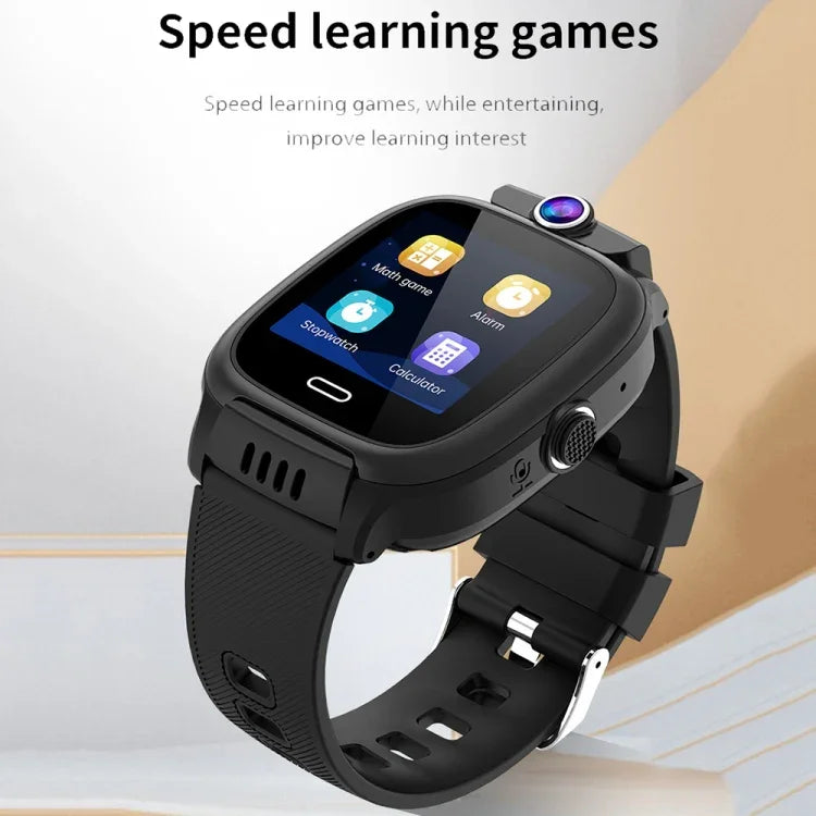Đồng Hồ Điện Thoại Trẻ Em Thông Minh Y36 Màn Hình 1.44 inch 4G Gọi Video Chống Nước Có Chức Năng SOS