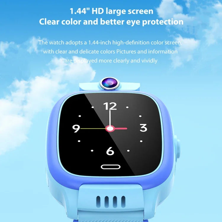 Đồng Hồ Điện Thoại Trẻ Em Thông Minh Y36 Màn Hình 1.44 inch 4G Gọi Video Chống Nước Có Chức Năng SOS