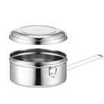 Hộp cơm tròn inox 304, 14cm một lớp, 16cm một lớp, 14cm hai lớp, 16cm hai lớp