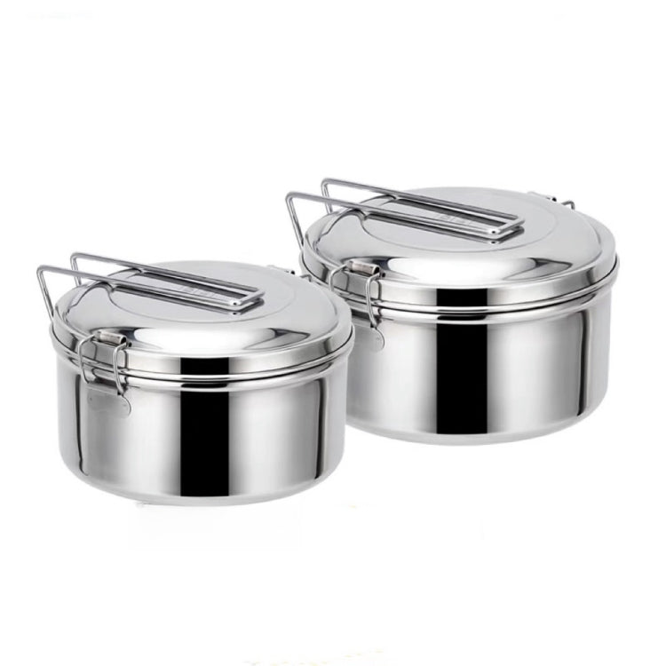 Hộp cơm tròn inox 304, 14cm một lớp, 16cm một lớp, 14cm hai lớp, 16cm hai lớp