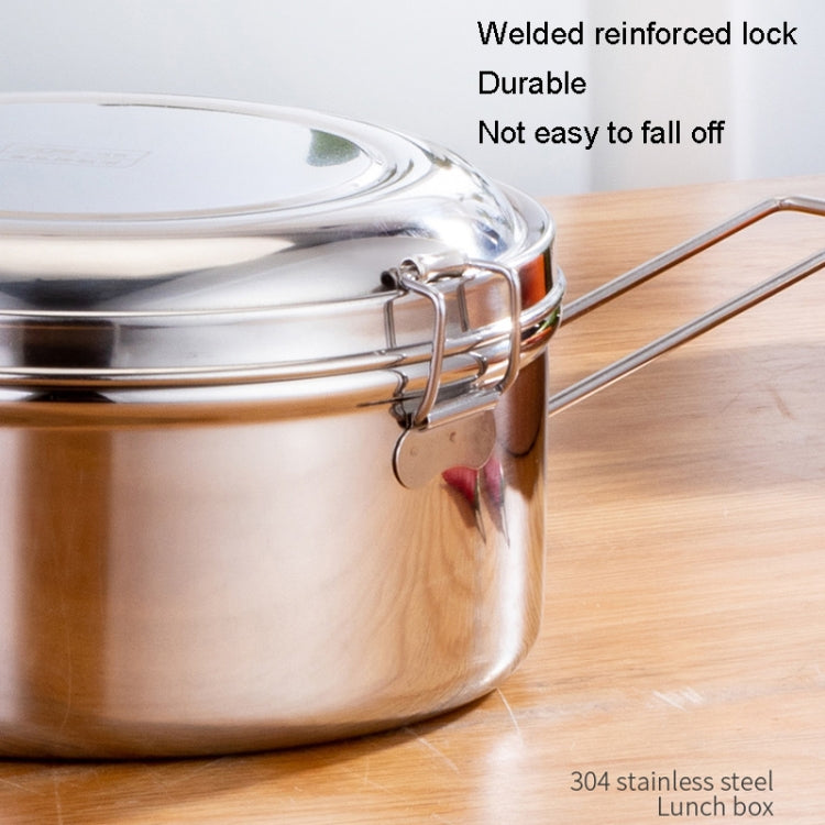 Hộp cơm tròn inox 304, 14cm một lớp, 16cm một lớp, 14cm hai lớp, 16cm hai lớp