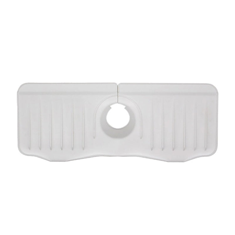 Thảm chống bắn nước silicon cho vòi nước nhà tắm và bếp, màu trắng, xám, đen, trắng + viền chống thấm, xám + viền chống thấm, đen + viền chống thấm