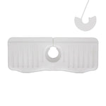 Thảm chống bắn nước silicon cho vòi nước nhà tắm và bếp, màu trắng, xám, đen, trắng + viền chống thấm, xám + viền chống thấm, đen + viền chống thấm