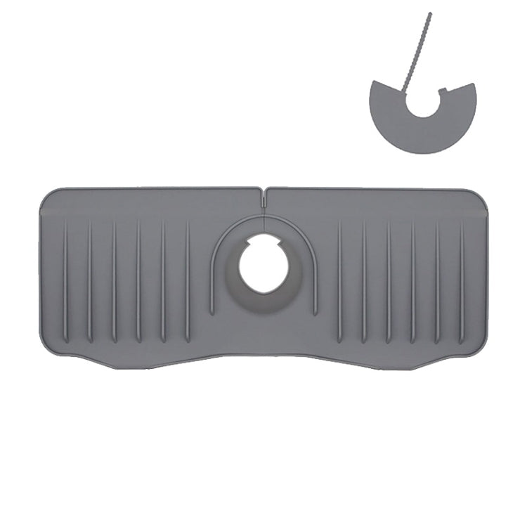 Thảm chống bắn nước silicon cho vòi nước nhà tắm và bếp, màu trắng, xám, đen, trắng + viền chống thấm, xám + viền chống thấm, đen + viền chống thấm