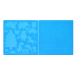 Bút in 3D Copy Silicone DIY với tấm mẫu vẽ, Màu xanh dương, Xanh lá, Trong suốt, Xanh dương lớn, Xanh lá lớn, Trong suốt lớn