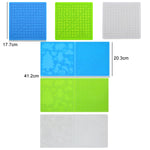 Bút in 3D Copy Silicone DIY với tấm mẫu vẽ, Màu xanh dương, Xanh lá, Trong suốt, Xanh dương lớn, Xanh lá lớn, Trong suốt lớn