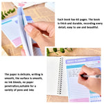 60pages /Book Weekly Planning Note Pad Schedule Time Management Planning Notebook, JH002