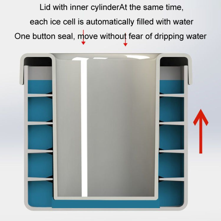 Khuôn làm đá silicon hình cốc trụ