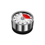 Đồng hồ hẹn giờ cơ inox nhà bếp, đồng hồ báo thức quản lý thời gian học sinh