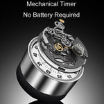 Đồng hồ hẹn giờ cơ inox nhà bếp, đồng hồ báo thức quản lý thời gian học sinh