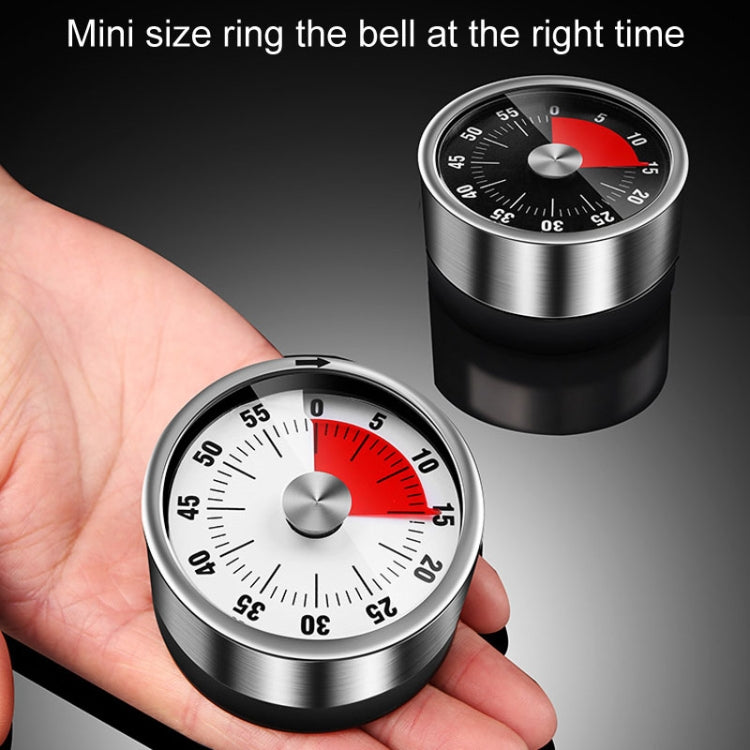 Đồng hồ hẹn giờ cơ inox nhà bếp, đồng hồ báo thức quản lý thời gian học sinh