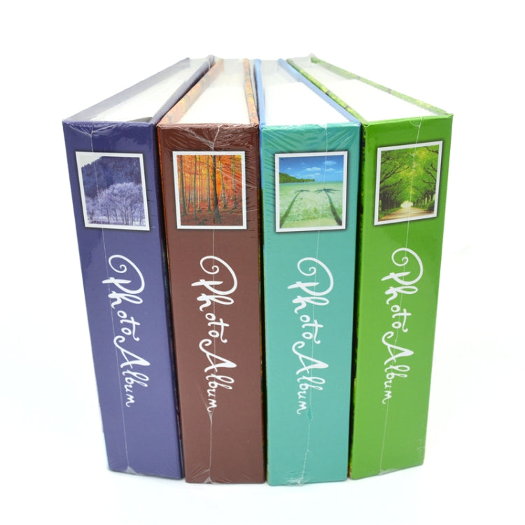 Album ảnh 6 inch 200 tờ không hộp, phim mỏng đơn giản, giao màu hỗn hợp bốn mùa, giao màu hỗn hợp gấu, giao màu hỗn hợp hoa, giao màu hỗn hợp hoa 2 màu