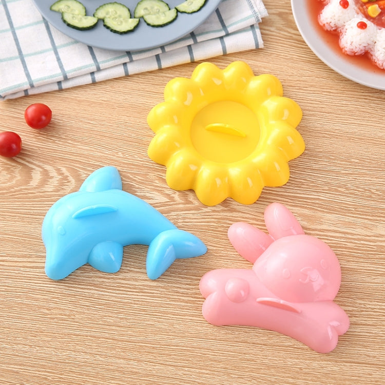 Bộ 4 khuôn làm cơm sushi hình thỏ và cá heo