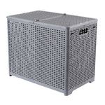 Giỏ đựng quần áo bẩn gấp gọn treo tường khung lưu trữ quần áo bẩn phòng tắm nhựa, Plus lớn màu trắng, Plus lớn màu xám, Plus lớn màu đen, Extra lớn màu đen, Extra lớn màu trắng, Extra lớn màu xám